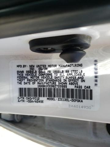 Photo 10 from auction – 2006 TOYOTA COROLLA CE with VIN 1NXBR30E36Z723995