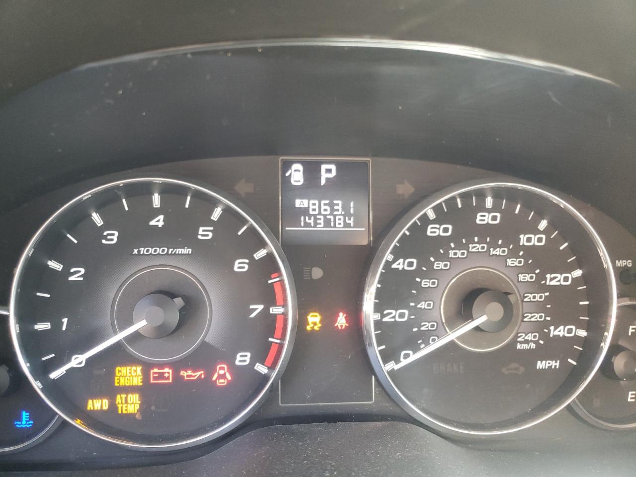 Photo 8 from auction – 2011 SUBARU LEGACY with VIN 4S3BMBC62B3217284