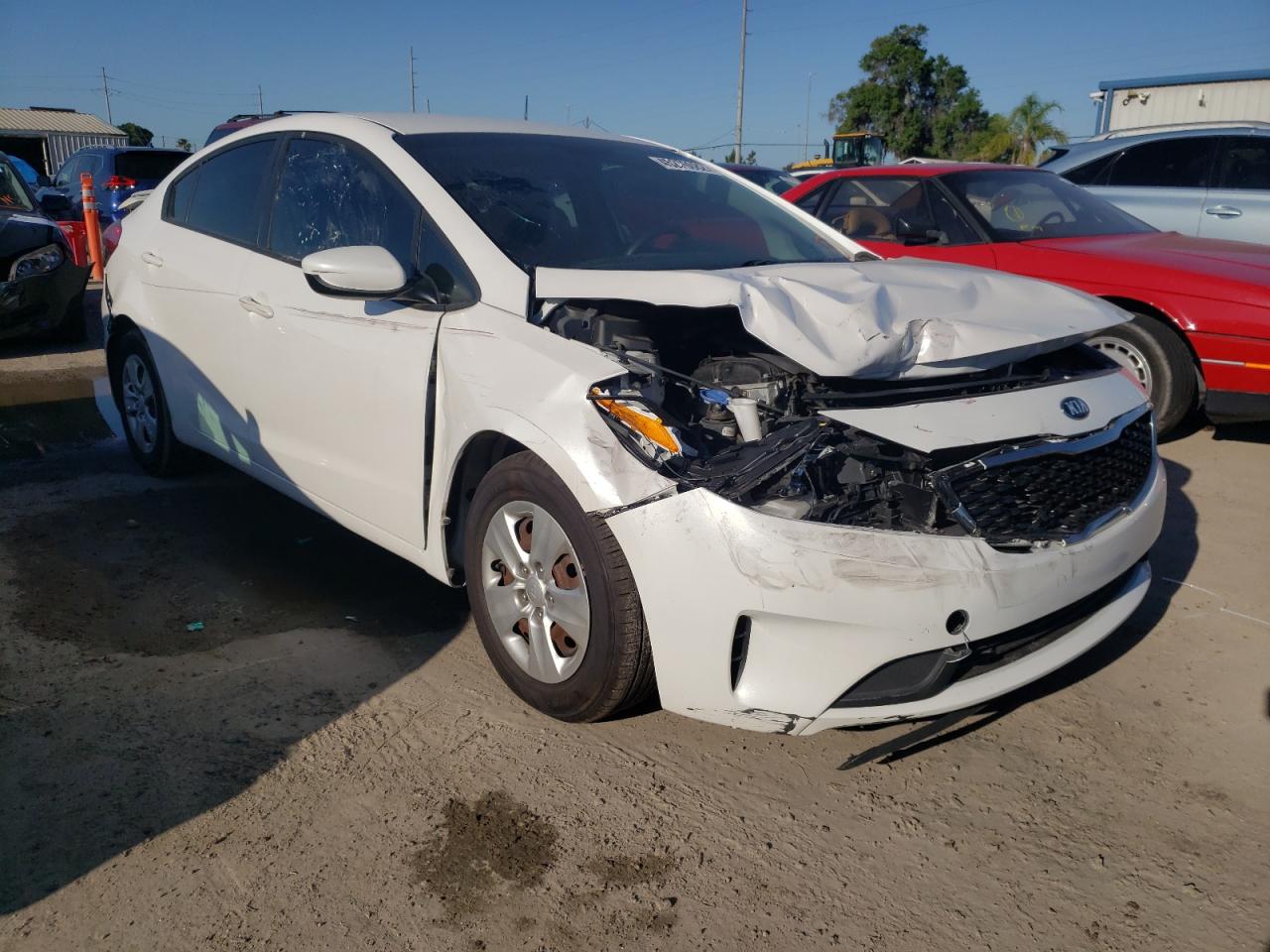 KIA FORTE LX 2017 with VIN 3KPFL4A75HE130296 - Photo from auction