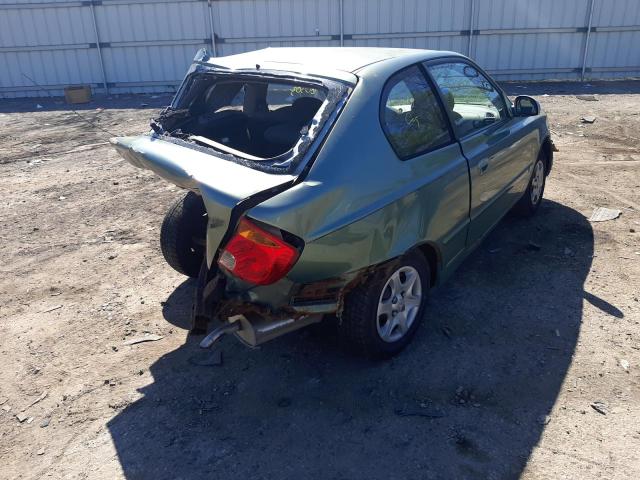 Photo 4 from auction – 2003 HYUNDAI ACCENT GL with VIN KMHCG35C53U237752