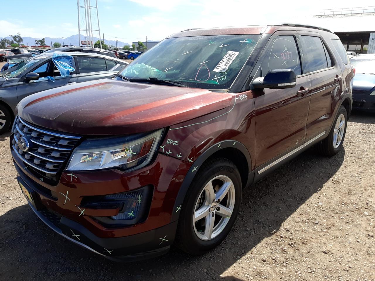 Photo 2 from auction – 2016 FORD EXPLORER X with VIN 1FM5K8D88GGA95922