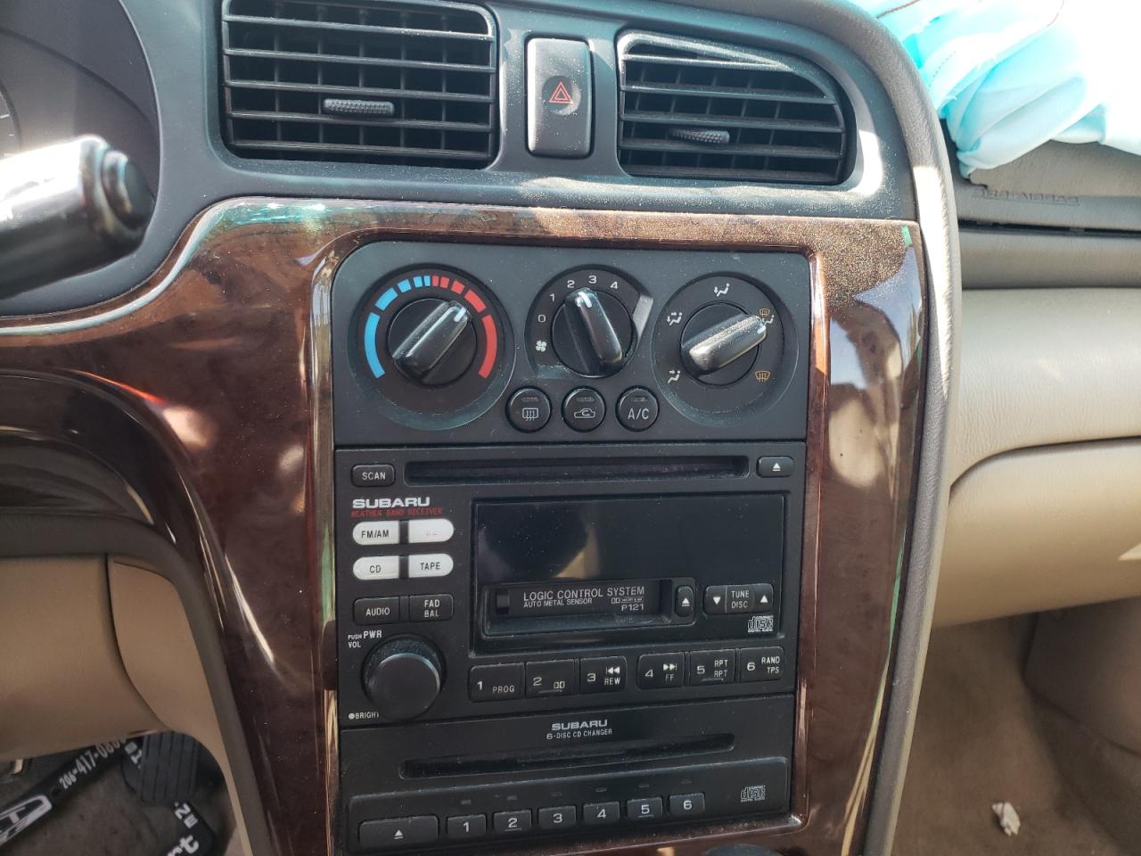 Zdjęcie 9 z aukcji – 2002 SUBARU LEGACY OUT z VIN 4S3BH686027651071