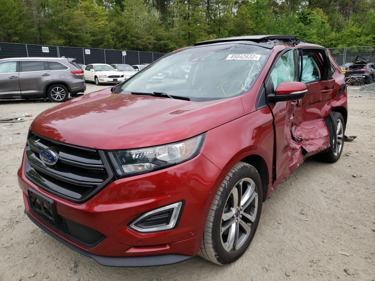 Photo 2 from auction – 2015 FORD EDGE SPORT with VIN 2FMTK4AP3FBC27714