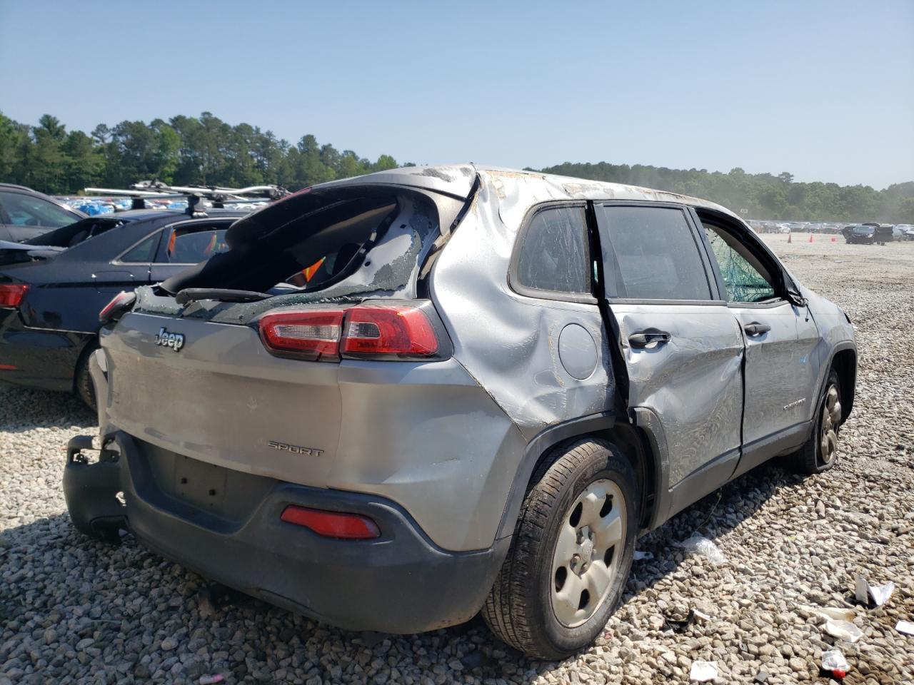 Photo 4 from auction – 2015 JEEP CHEROKEE S with VIN 1C4PJLAB5FW506099