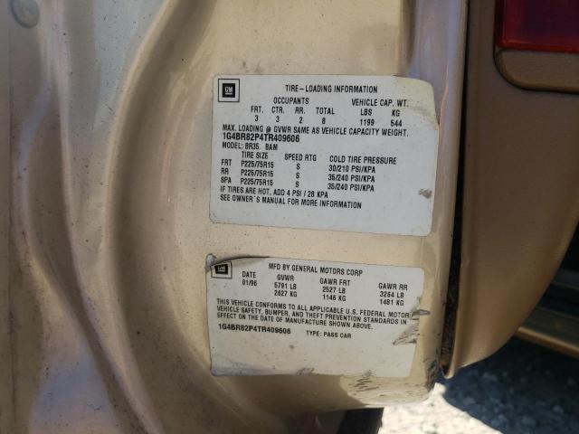 Photo 10 from auction – 1996 BUICK ROADMASTER with VIN 1G4BR82P4TR409606