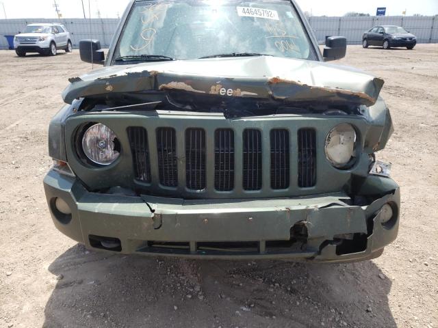 Photo 9 from auction – 2009 JEEP PATRIOT SP with VIN 1J4FF28B49D250061