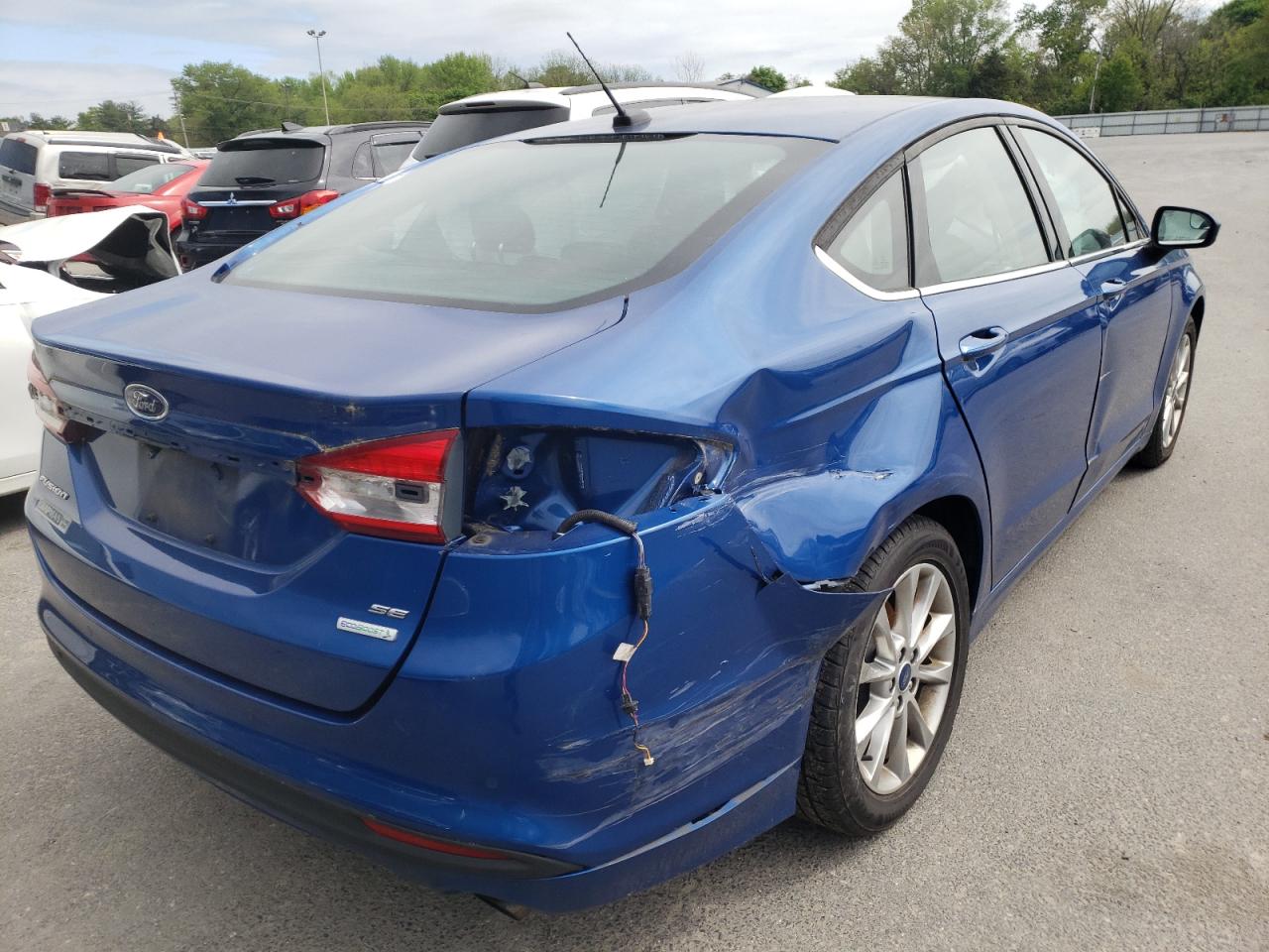 Photo 4 from auction – 2017 FORD FUSION SE with VIN 3FA6P0HD8HR308788