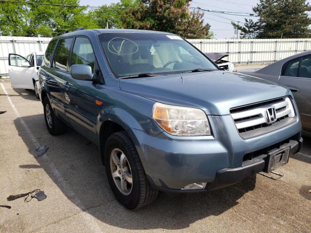 HONDA PILOT EXL 2008 with VIN 5FNYF18588B020758 - Photo from auction