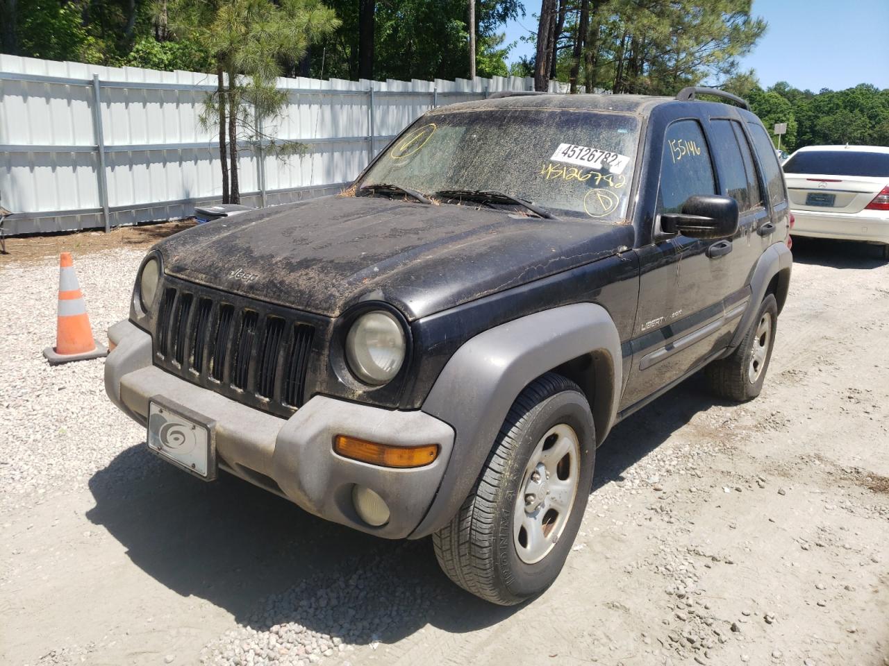 Photo 2 from auction – 2003 JEEP LIBERTY SP with VIN 1J4GK48K63W725099