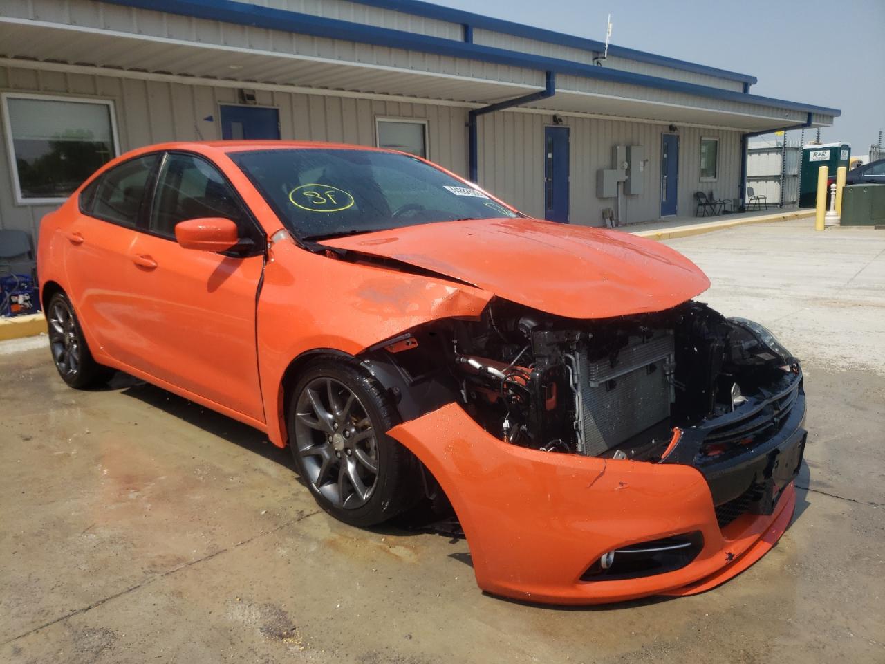 DODGE DART SXT 2015 with VIN 1C3CDFBB5FD345291 - Photo from auction