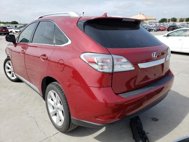 Photo 3 from auction – 2011 LEXUS RX 350 with VIN 2T2ZK1BAXBC054942