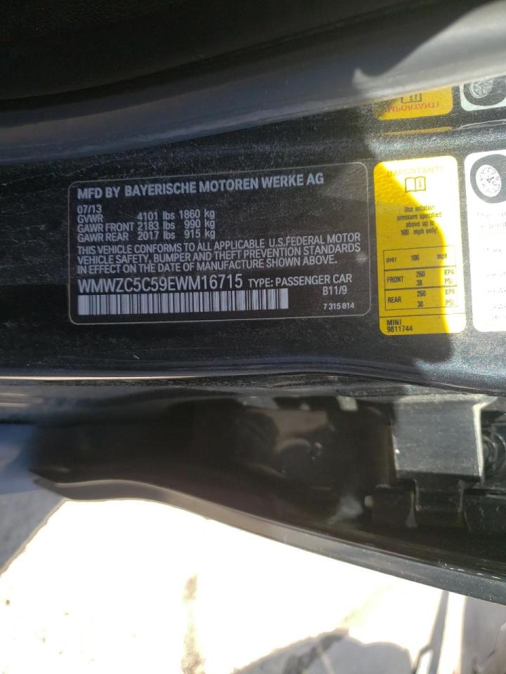 Photo 10 from auction – 2014 MINI COOPER S C with VIN WMWZC5C59EWM16715