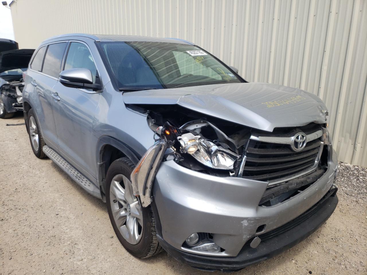 TOYOTA HIGHLANDER 2016 with VIN 5TDYKRFH2GS160418 - Photo from auction
