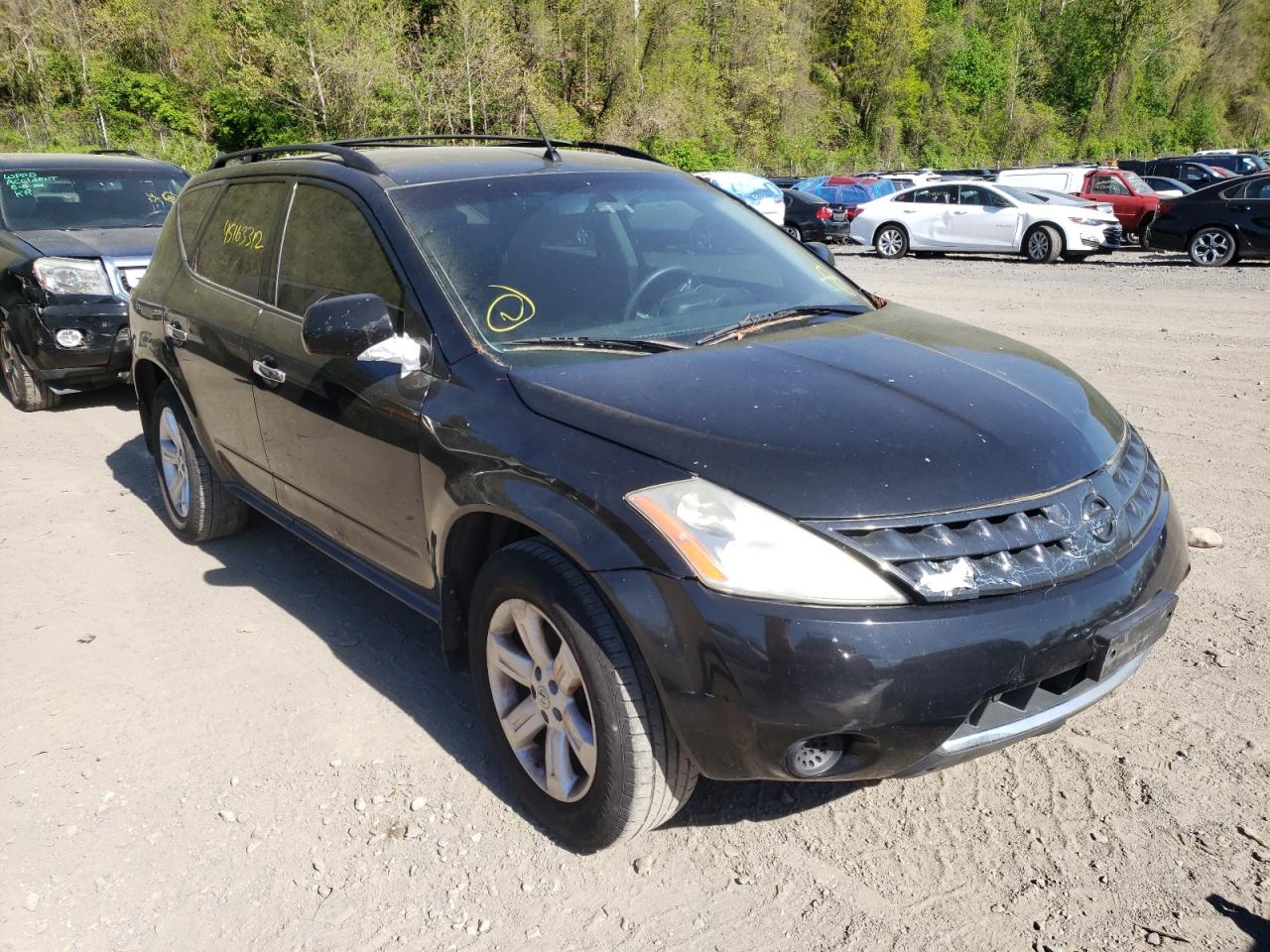NISSAN MURANO 2007 with VIN JN8AZ08W67W666827 - Photo from auction