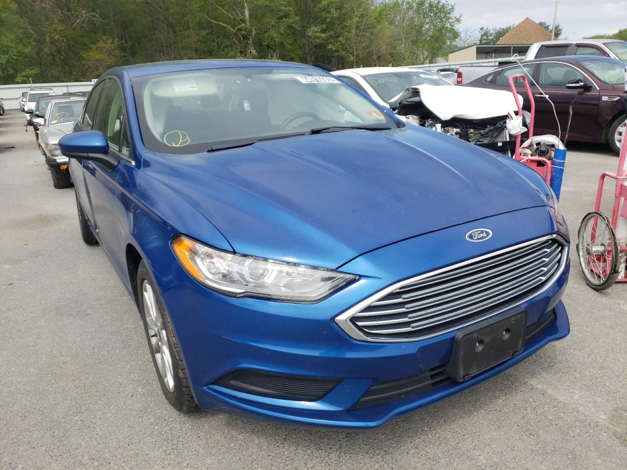 Photo 1 from auction – 2017 FORD FUSION SE with VIN 3FA6P0HD8HR308788