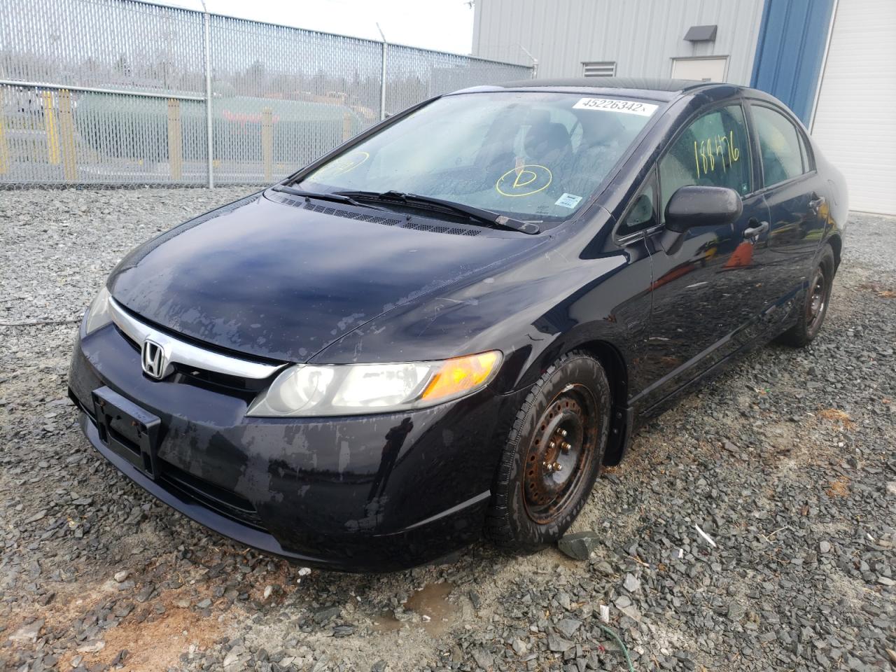 Photo 2 from auction – 2007 HONDA CIVIC DX with VIN 2HGFA15377H043757