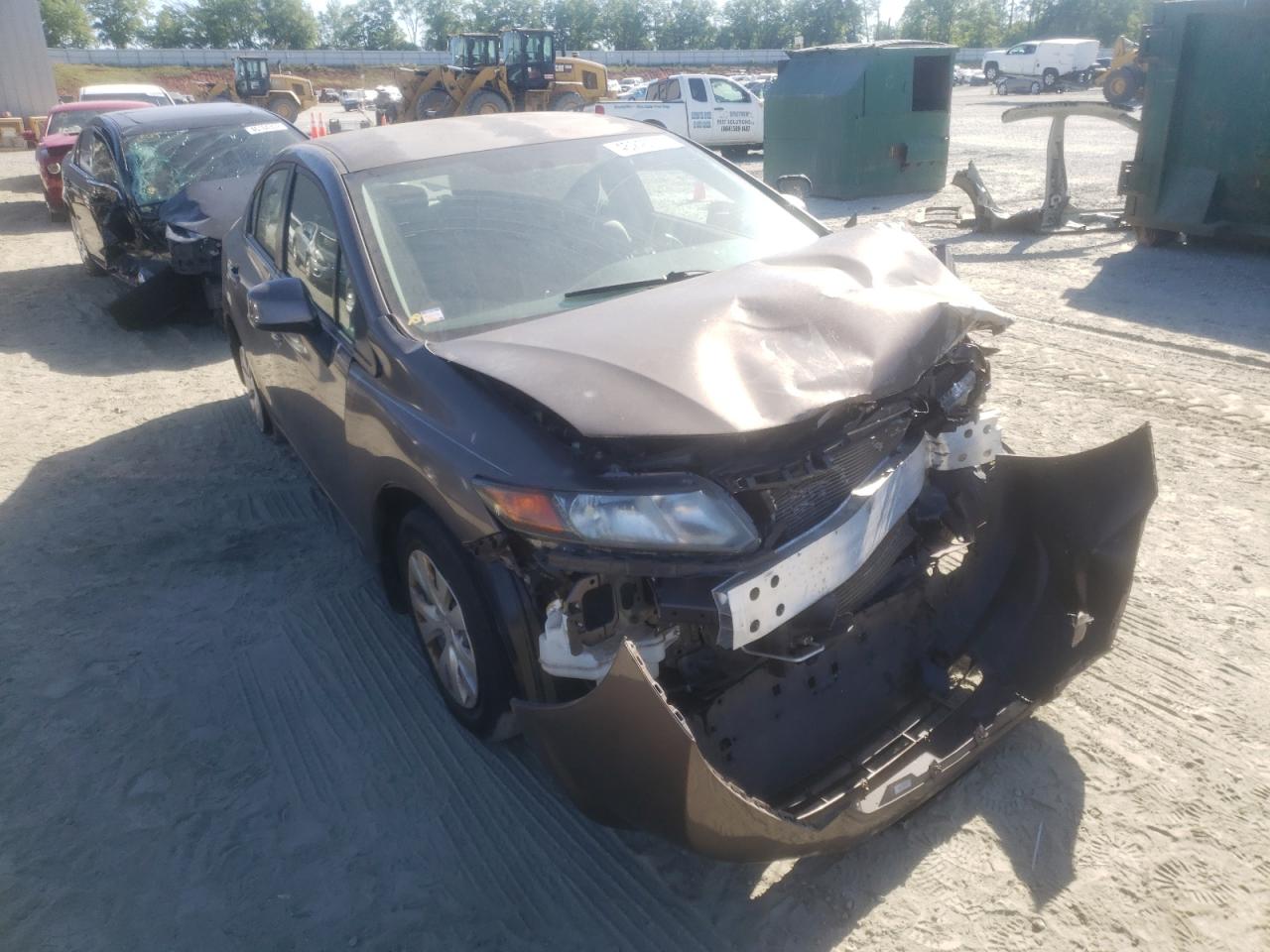 Photo 1 from auction – 2012 HONDA CIVIC LX with VIN 2HGFB2F54CH530279