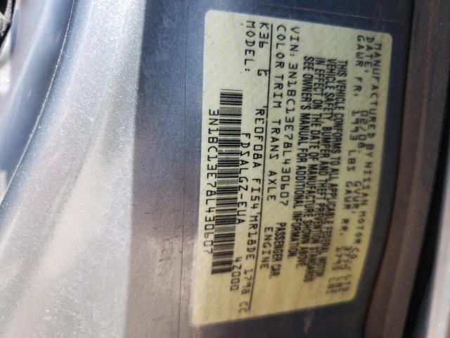 Photo 10 from auction – 2008 NISSAN VERSA S with VIN 3N1BC13E78L430607