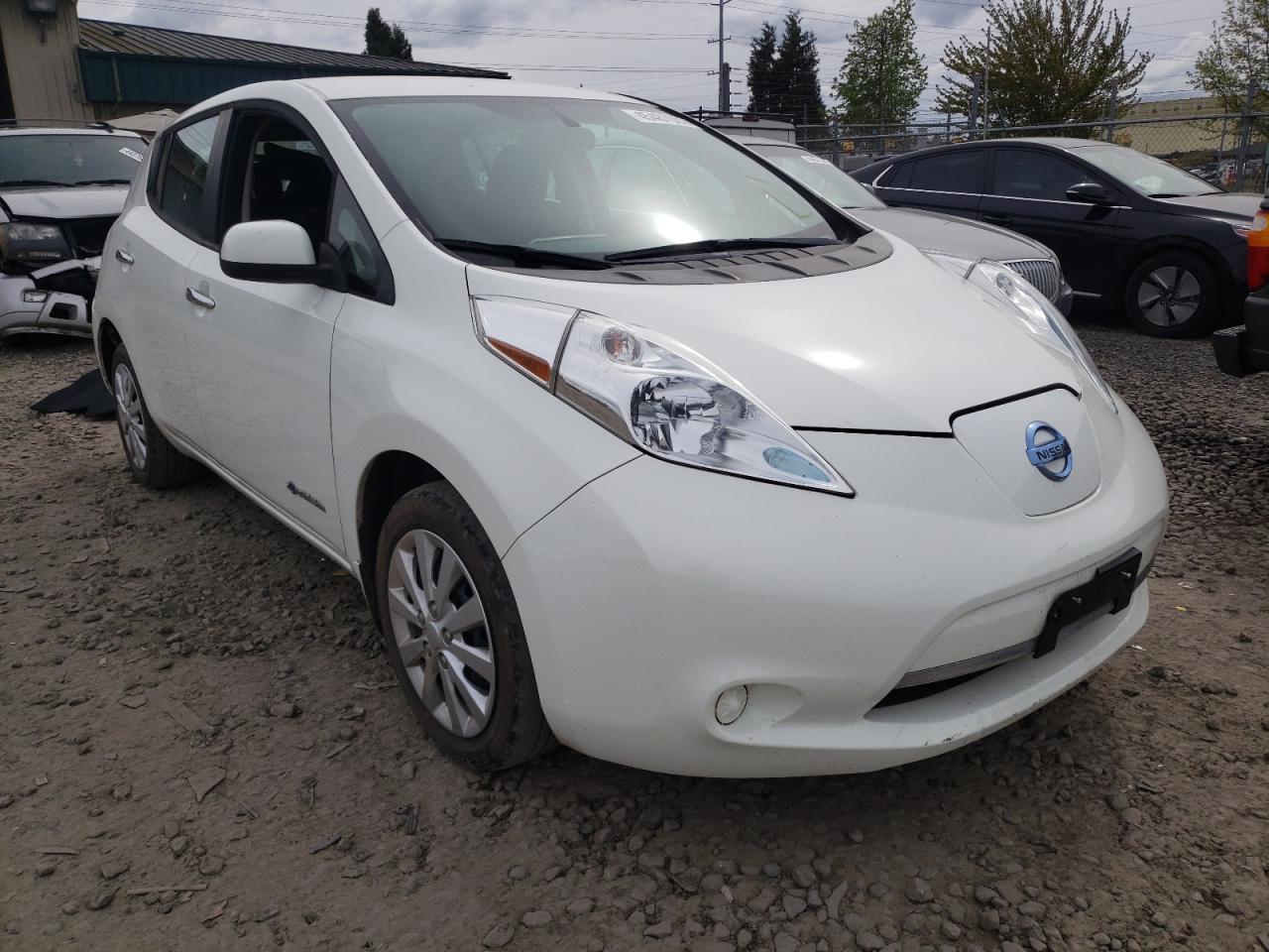 NISSAN LEAF S 2017 with VIN 1N4BZ0CP0HC304548 - Photo from auction