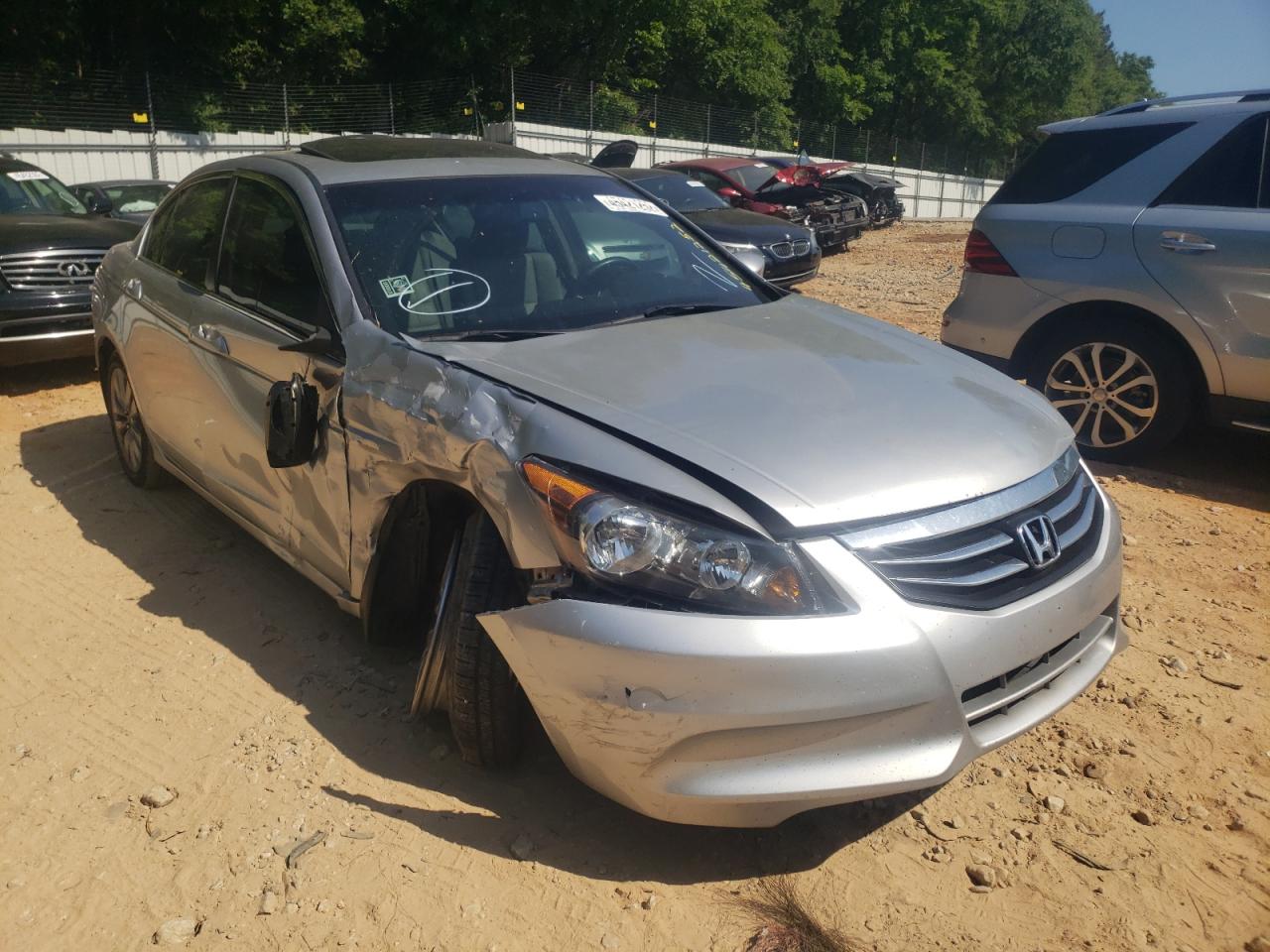 HONDA ACCORD EXL 2011 with VIN 1HGCP2F89BA093259 - Photo from auction