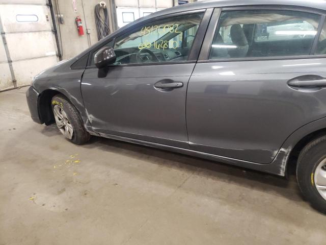 Photo 9 from auction – 2013 HONDA CIVIC with VIN 19XFB2F58DE075755