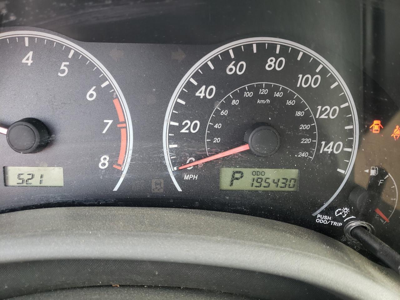 Photo 8 from auction – 2009 TOYOTA COROLLA BA with VIN 1NXBU40E79Z138670