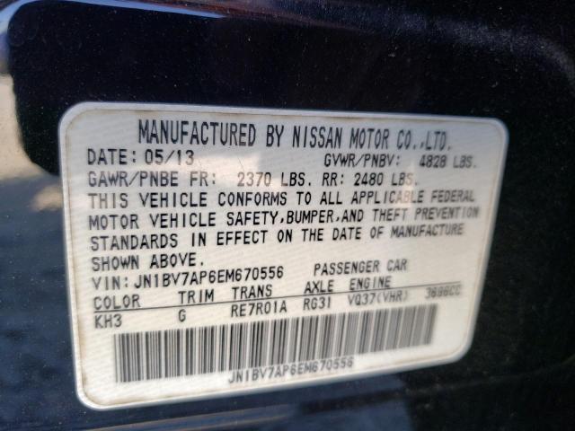 Photo 10 from auction – 2014 INFINITI Q50 BASE with VIN JN1BV7AP6EM670556