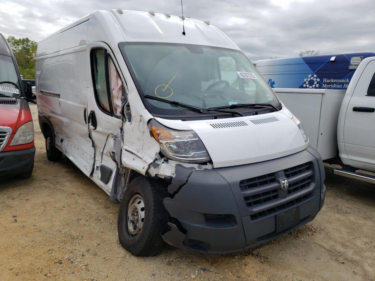 RAM PROMASTER 2018 with VIN 3C6TRVDG4JE151852 - Photo from auction