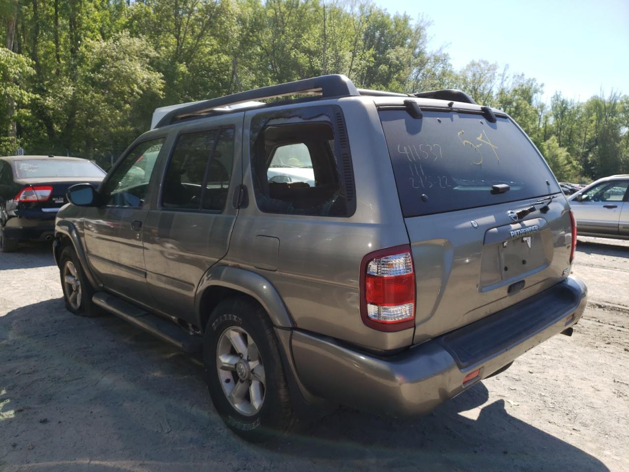 Photo 3 from auction – 2003 NISSAN PATHFINDER with VIN JN8DR09Y43W824489