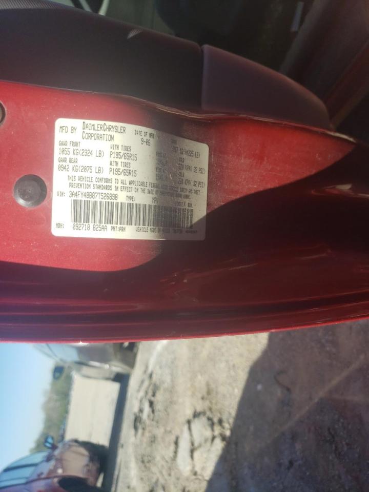 Photo 10 from auction – 2007 CHRYSLER PT CRUISER with VIN 3A4FY48B87T526898