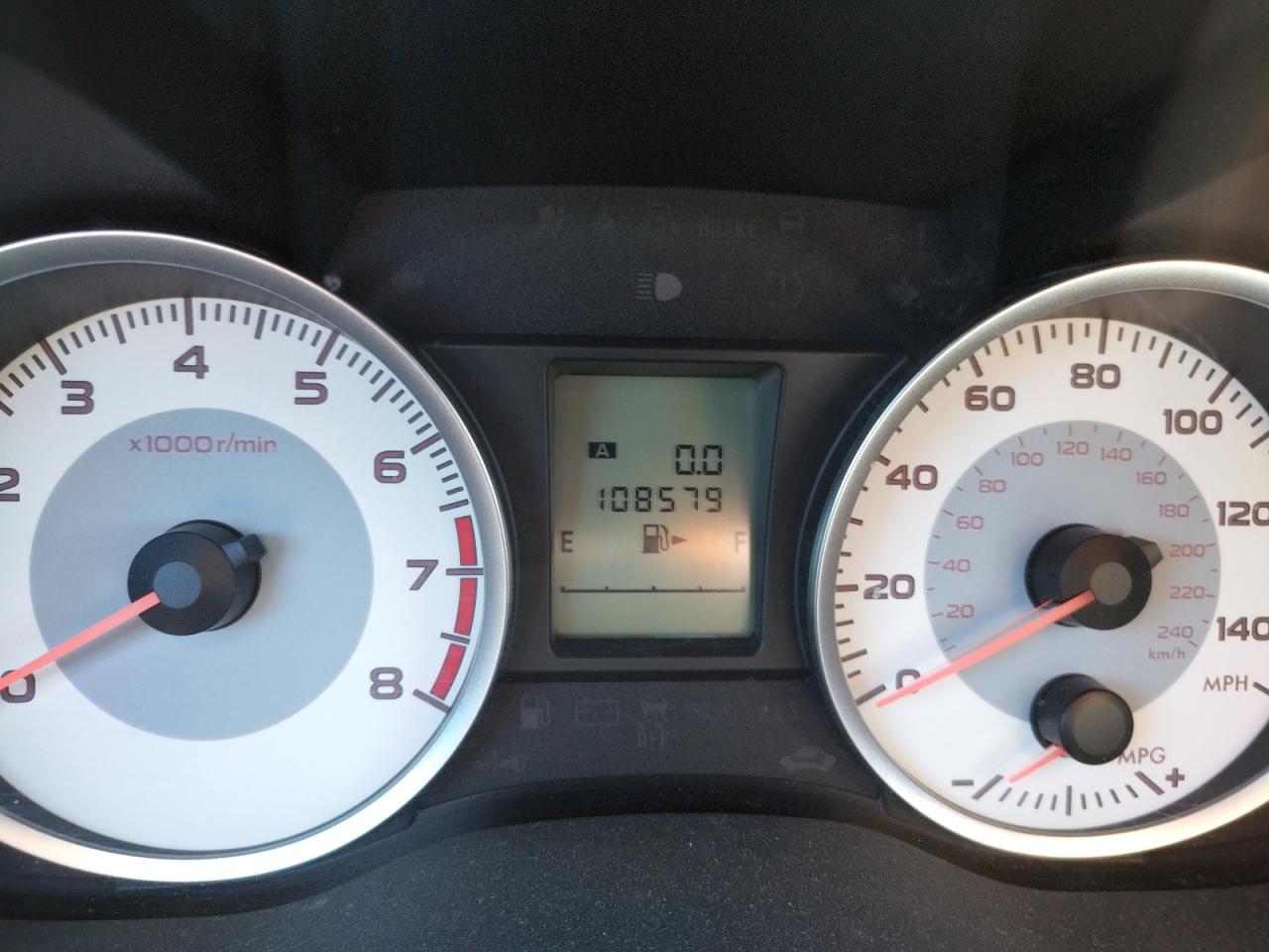 Photo 8 from auction – 2012 SUBARU IMPREZA SP with VIN JF1GPAL60CG217050