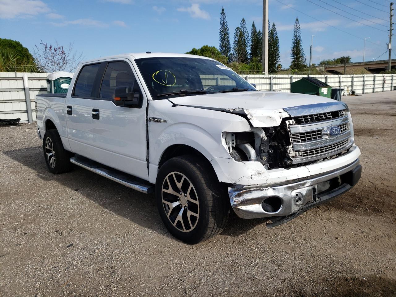 FORD F150 SUPER 2014 with VIN 1FTFW1CF5EFC63099 - Photo from auction