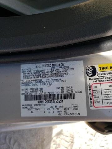 Photo 10 from auction – 2010 LINCOLN MKZ with VIN 3LNHL2GC8AR753634