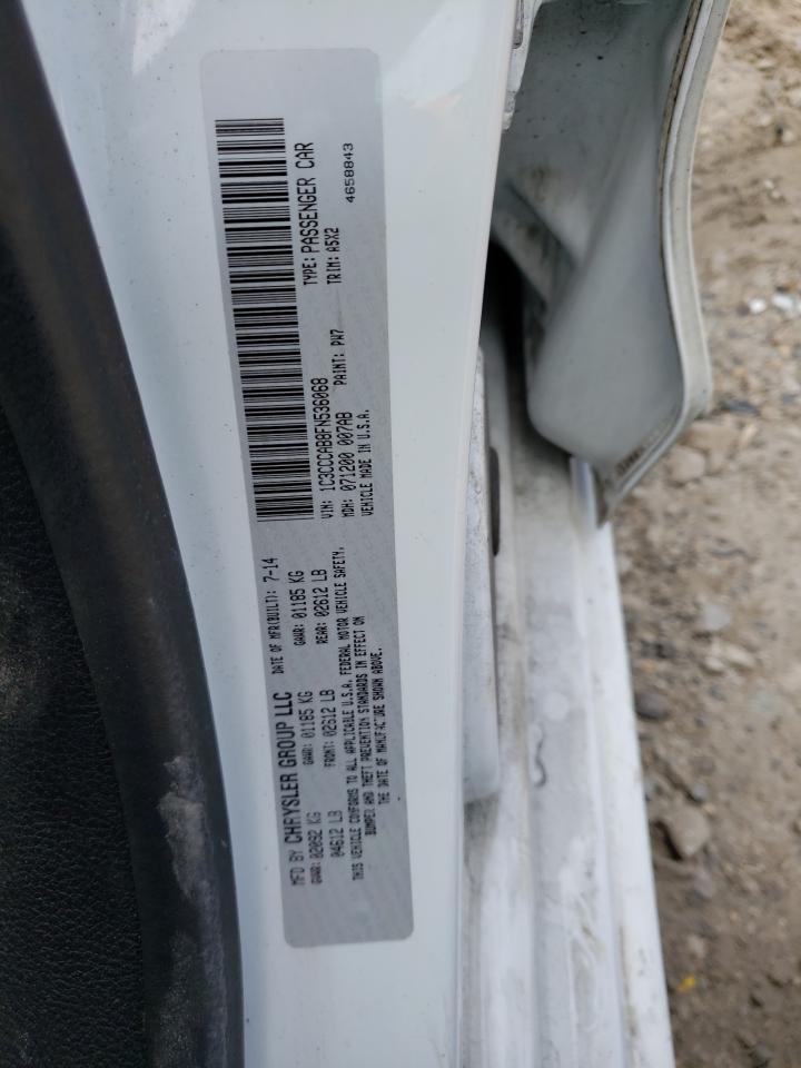 Photo 10 from auction – 2015 CHRYSLER 200 LIMITE with VIN 1C3CCCAB8FN536068