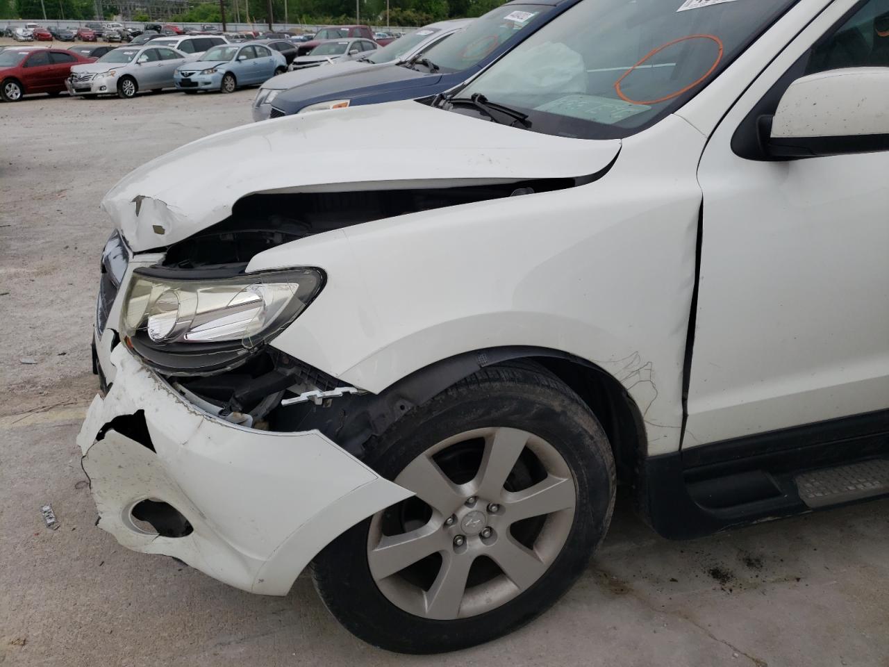 Photo 9 from auction – 2007 HYUNDAI SANTA FE S with VIN 5NMSH13E97H008042