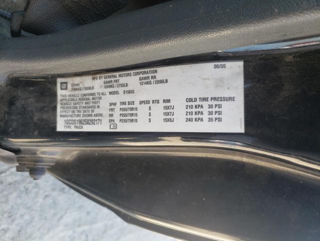 Photo 10 from auction – 2005 CHEVROLET COLORADO with VIN 1GCDS196258292171