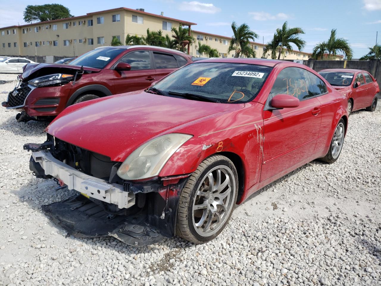 Photo 2 from auction – 2005 INFINITI G35 with VIN JNKCV54EX5M403385