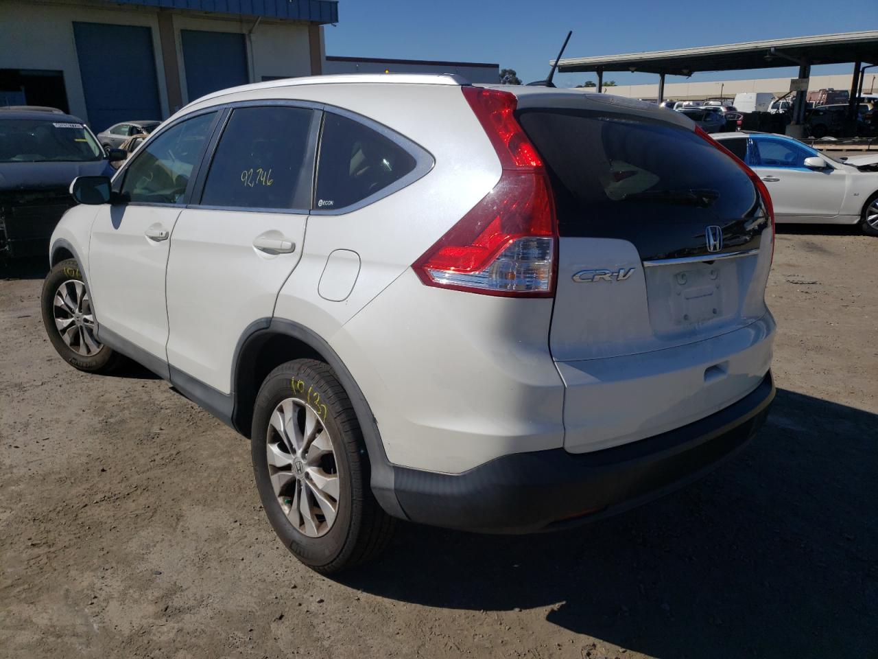 Photo 3 from auction – 2012 HONDA CR-V EXL with VIN 5J6RM3H74CL016598
