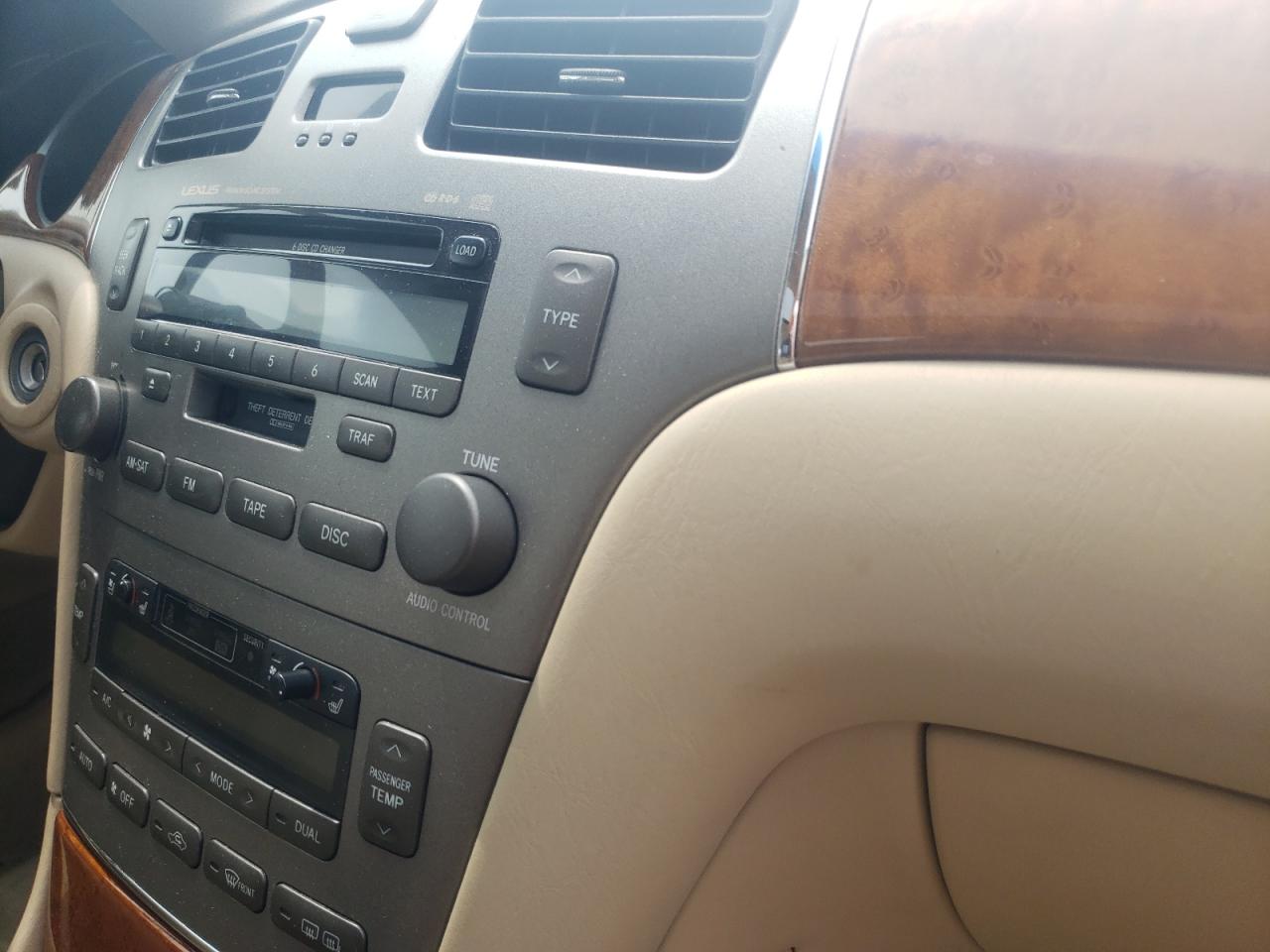 Photo 9 from auction – 2006 LEXUS ES 330 with VIN JTHBA30G065167313