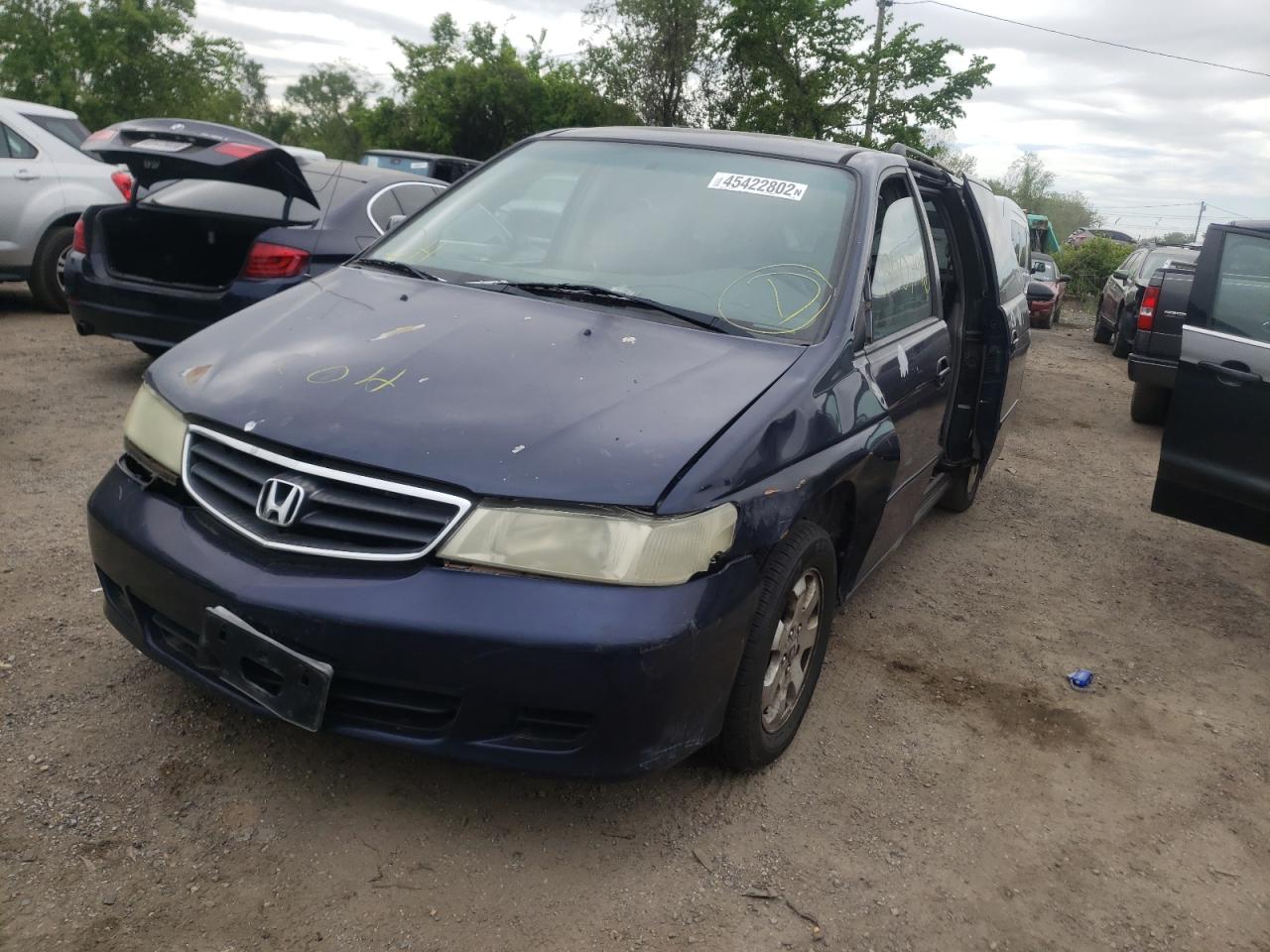 Photo 2 from auction – 2004 HONDA ODYSSEY EX with VIN 5FNRL18044B068432