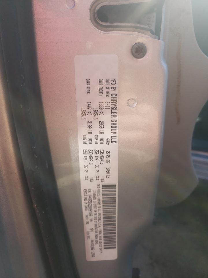Zdjęcie 10 z aukcji – 2011 CHRYSLER TOWN & COU z VIN 2A4RR5DG2BR681668