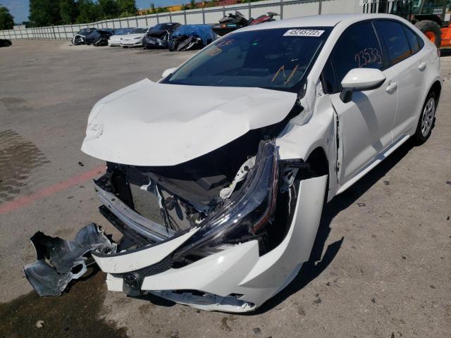 Photo 2 from auction – 2021 TOYOTA COROLLA LE with VIN JTDEPMAE0MJ148345