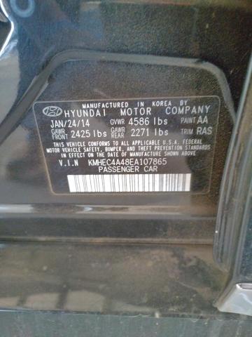 Photo 10 from auction – 2014 HYUNDAI SONATA HYB with VIN KMHEC4A48EA107865