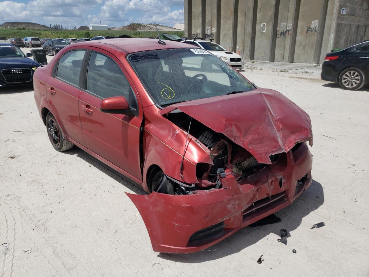 CHEVROLET AVEO LS 2009 with VIN KL1TD56E79B358660 - Photo from auction