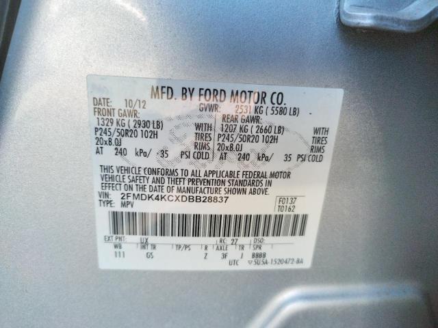 Photo 10 from auction – 2013 FORD EDGE LIMIT with VIN 2FMDK4KCXDBB28837