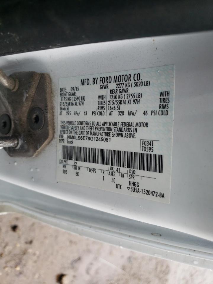 Photo 10 from auction – 2016 FORD TRANSIT CO with VIN NM0LS6E78G1245081