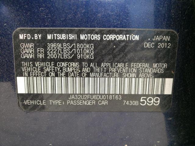 Photo 10 from auction – 2013 MITSUBISHI LANCER ES/ with VIN JA32U2FU6DU018163