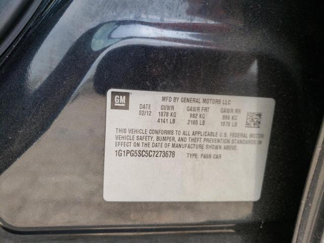 Photo 10 from auction – 2012 CHEVROLET CRUZE LT with VIN 1G1PG5SC5C7273678