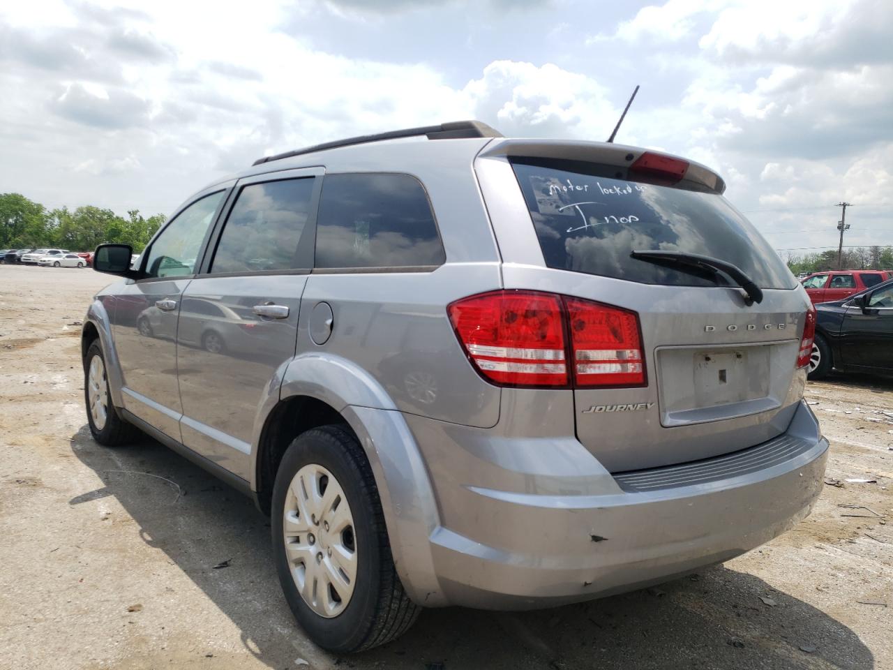 Photo 3 from auction – 2017 DODGE JOURNEY SE with VIN 3C4PDCAB6HT709440