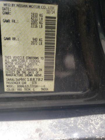 Photo 10 from auction – 2015 NISSAN ALTIMA 2.5 with VIN 1N4AL3AP9FC188782